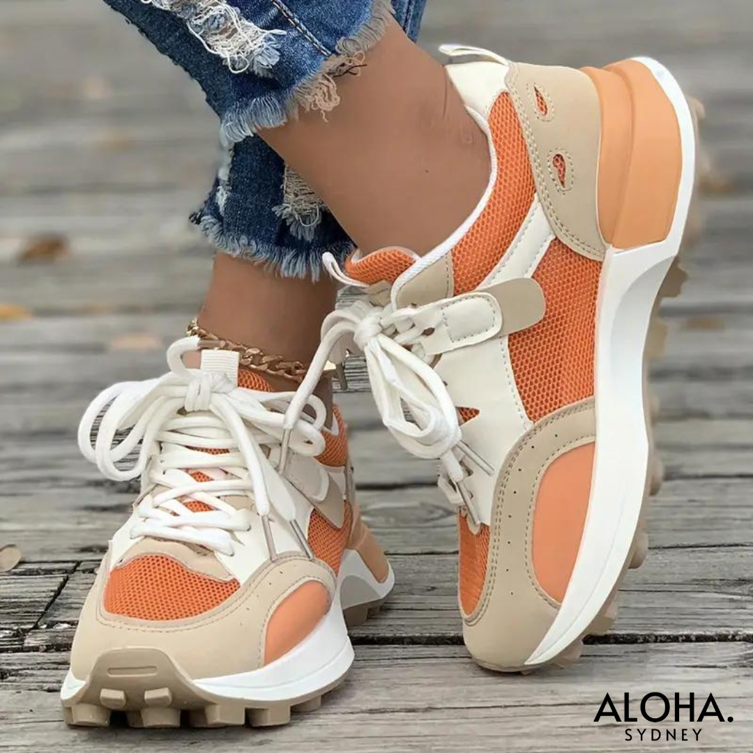 Katia | Casual Ladies Colour block Sneakers