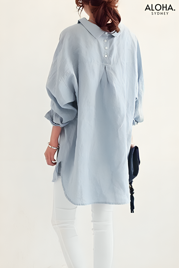 SARA | Oversized Linen Shirt