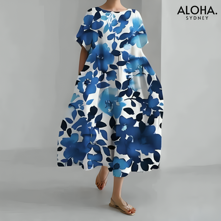 Alena™ | Elegant Women's Print Dress