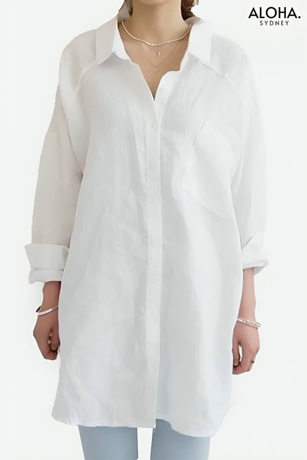 SARA | Oversized Linen Shirt