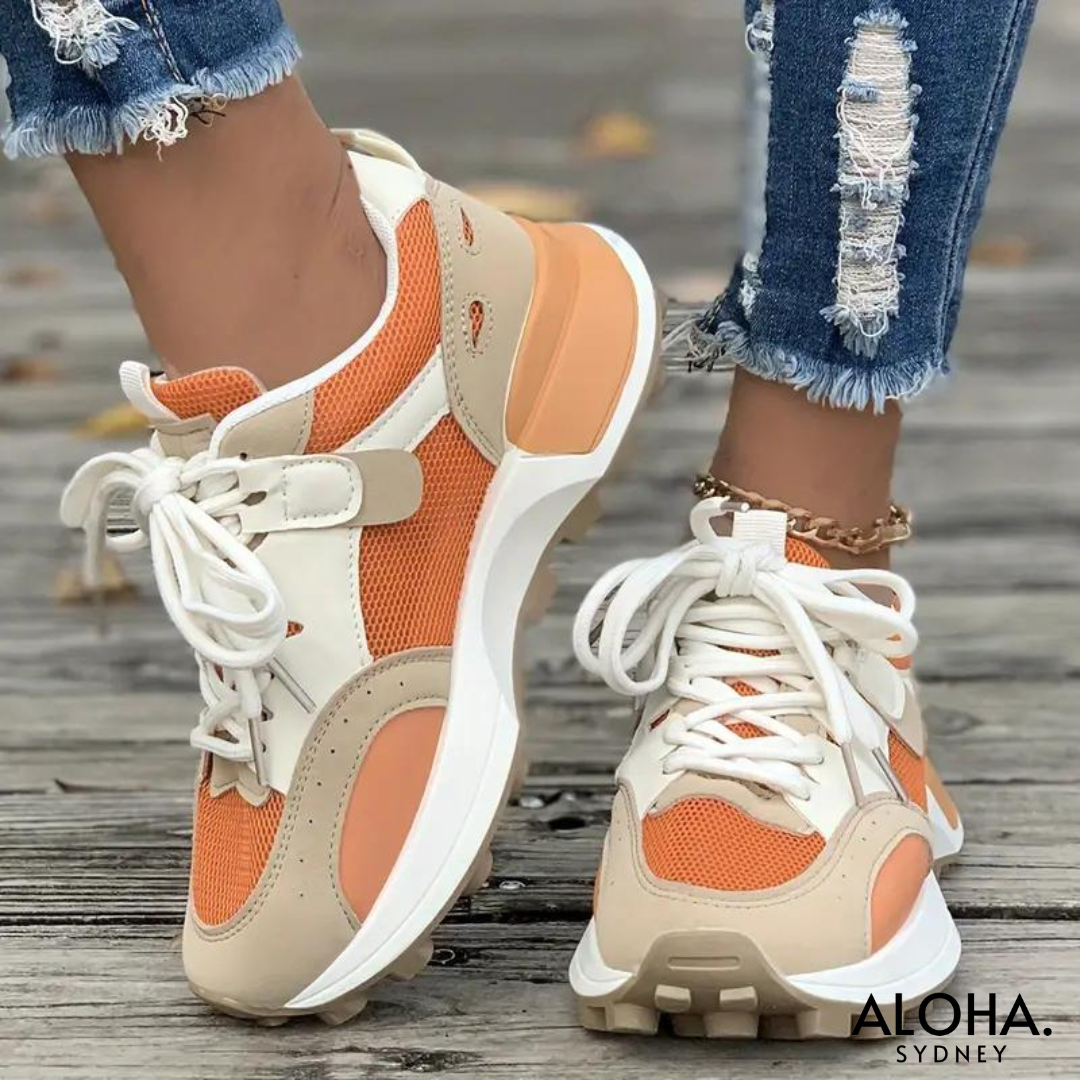 Katia | Casual Ladies Colour block Sneakers