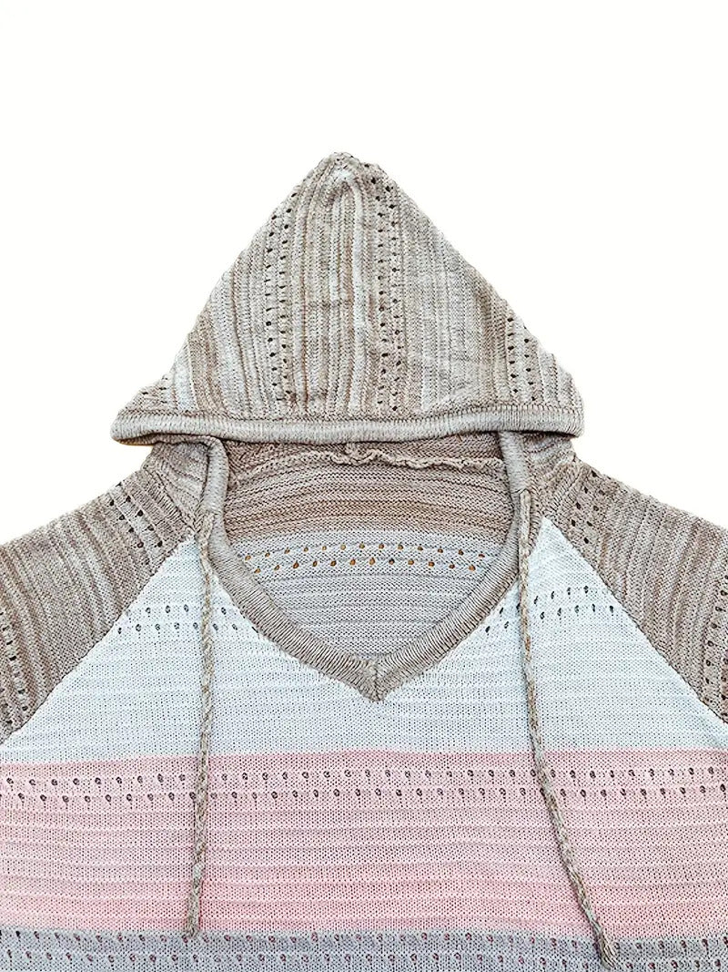 Freya™  | Hooded Knit Sweater