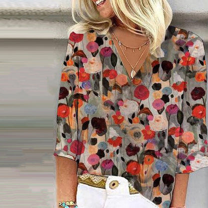 Kathryn™ | Floral Vintage Blouse