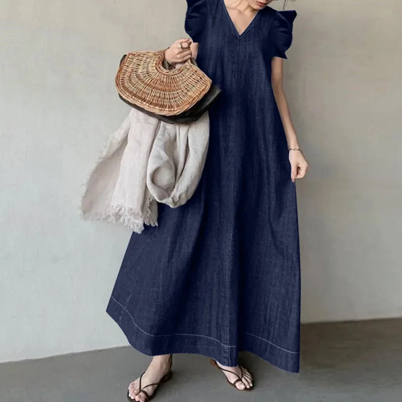 Mara™ | Stylish Denim Dress