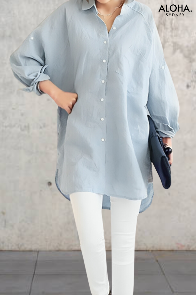 SARA | Oversized Linen Shirt