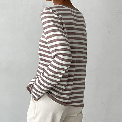 Vicky™ | Striped Long Sleeve Shirt