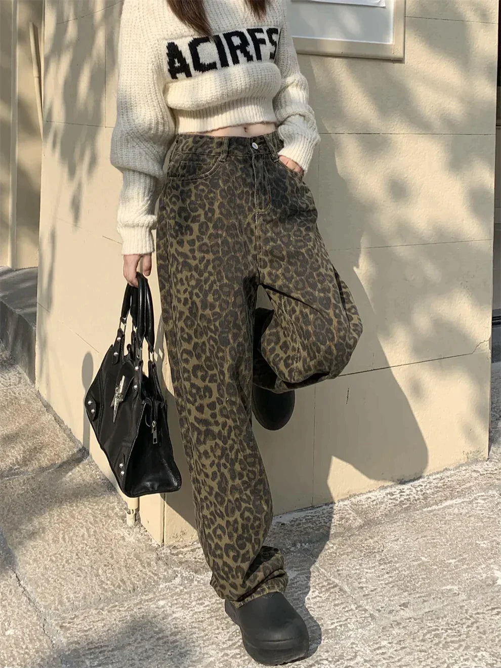 Anika™ | Stylish Leopard Jeans