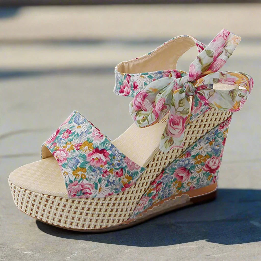 Gemma™ | Comfortable Floral Sandals