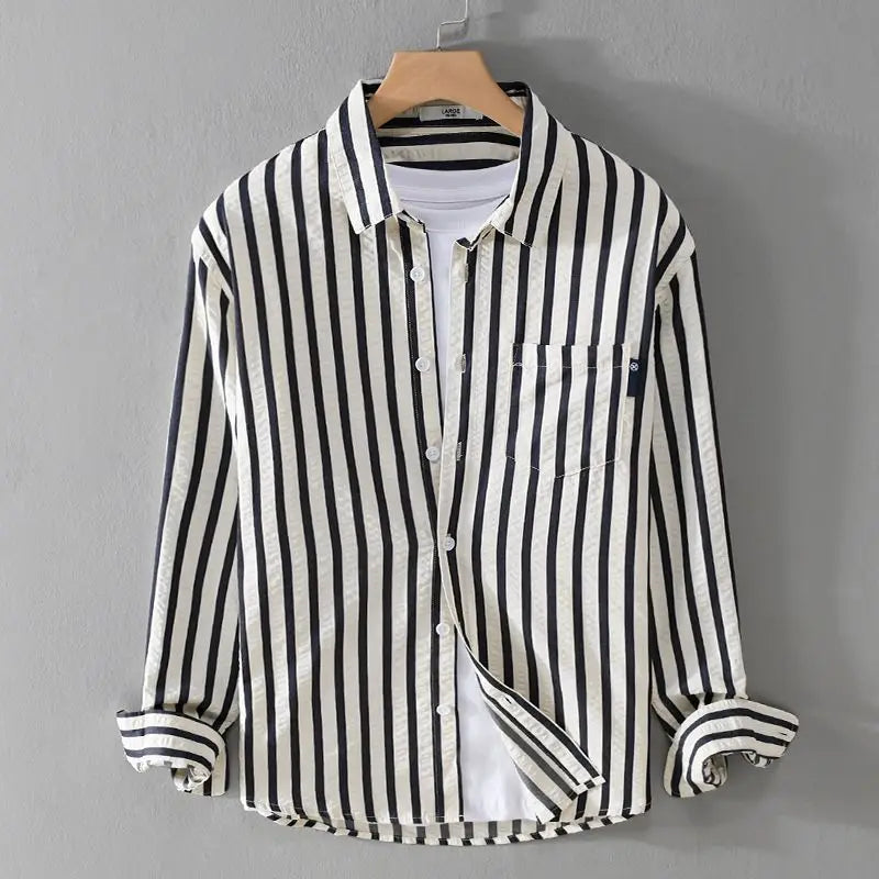 Steve™ | Striped Button-Down Shirt