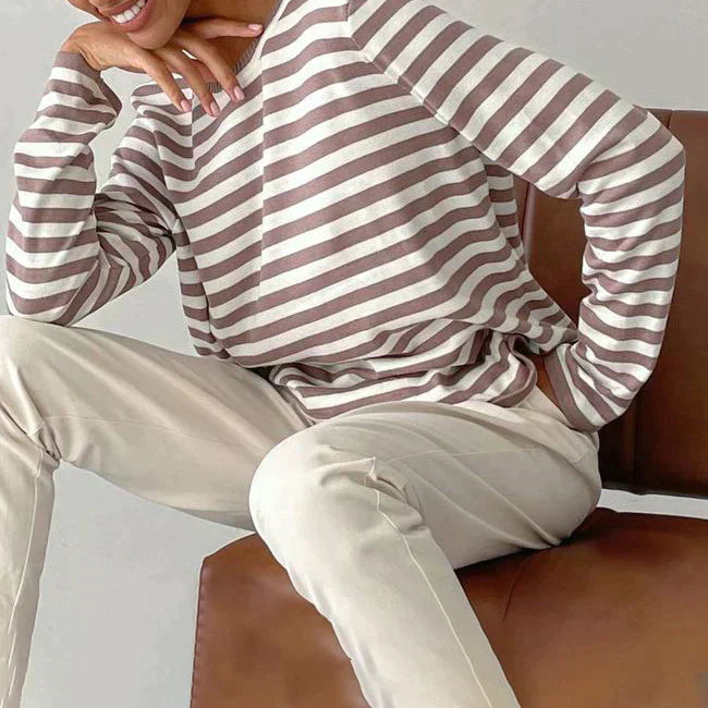 Vicky™ | Striped Long Sleeve Shirt