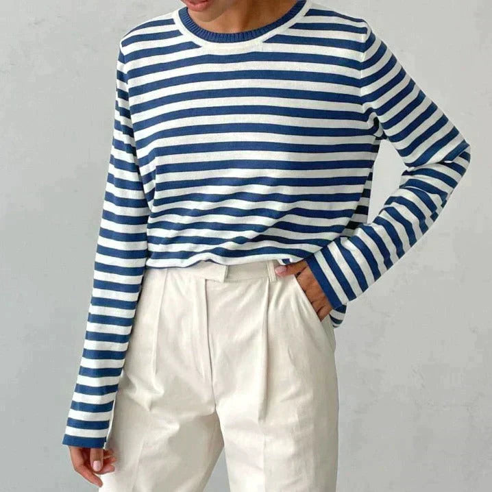 Vicky™ | Striped Long Sleeve Shirt