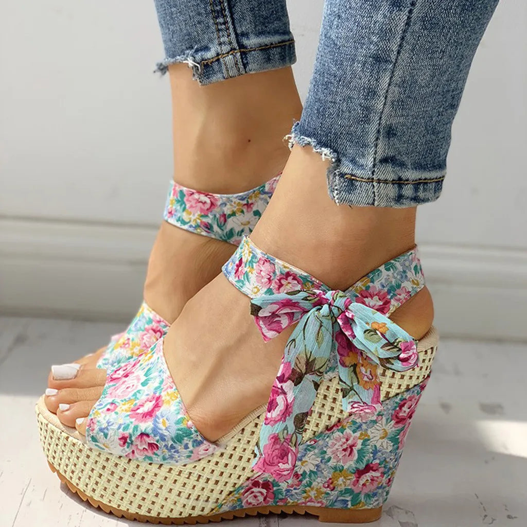 Gemma™ | Comfortable Floral Sandals