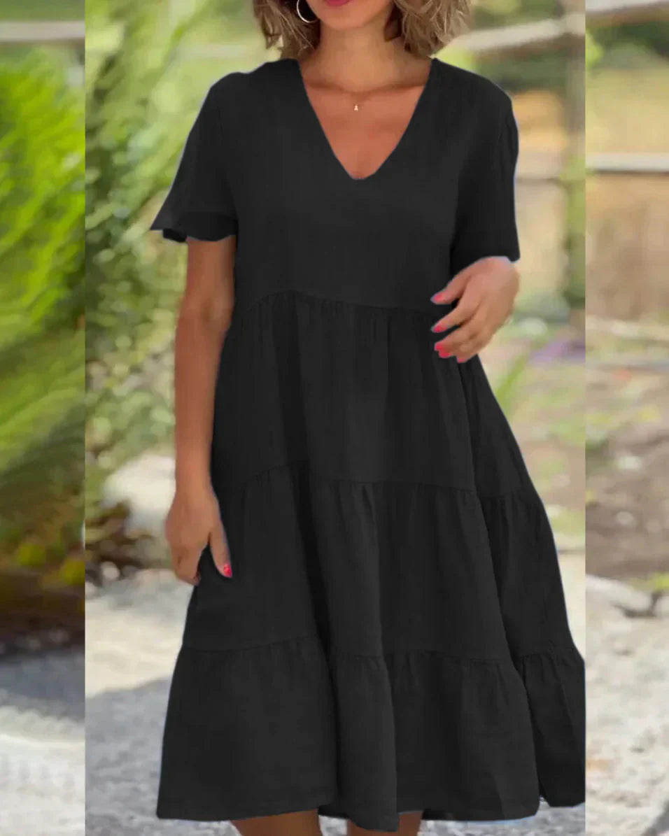 Nadine™ | Gorgeous V-neck Dress