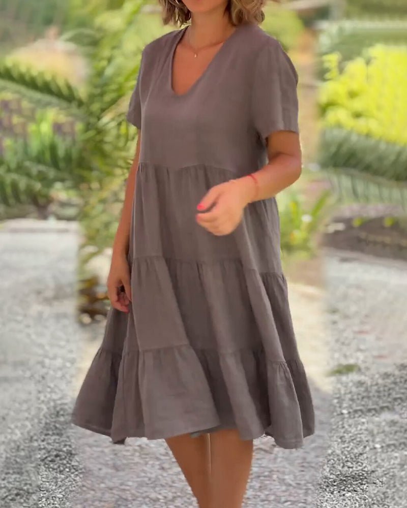 Nadine™ | Gorgeous V-neck Dress