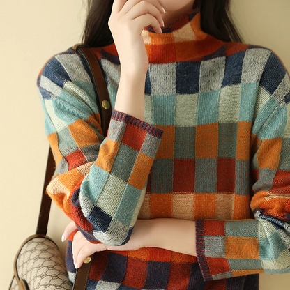 Mindy™ |  Luxury Plaid Sweater