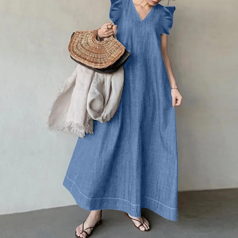 Mara™ | Stylish Denim Dress