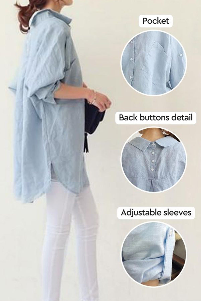 SARA | Oversized Linen Shirt